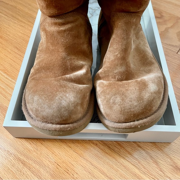 UGG Tall Suede Fur-lined Boots - Picture 3 of 11